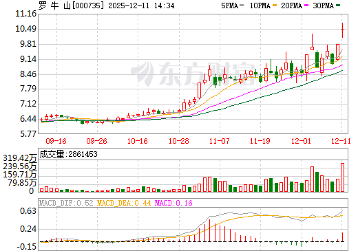 罗 牛 山日K线图